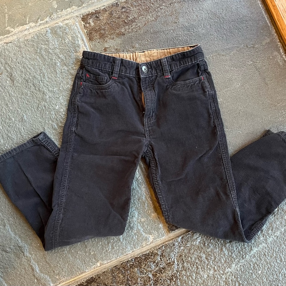 Hanna Andersson Grey Corduroy Pants. Kids size 10